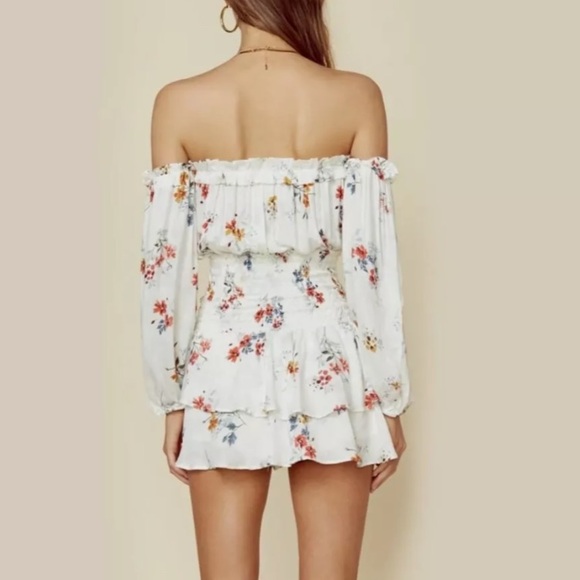 BLUE LIFE BOHO BALLERINA FLORAL romper NWT - Picture 4 of 7